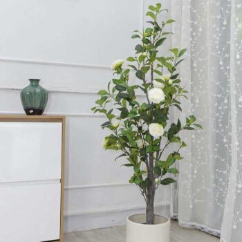 Cây bạch trà giả trang trí nhà cửa, shop, cty đều đẹp [1m -1m4]