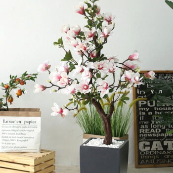 Cây hoa mộc lan giả trang trí mọi không gian [1m2 – 1m4 – 1m5 – 1m6]