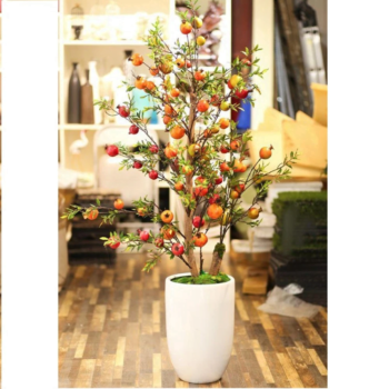 Cây lựu giả độc đáo trang trí cửa hàng, văn phòng, căn hộ [45cm – 65cm – 90cm -1m – 1m1 – 1m2 – 1m3 – 1m4 – 1m5 – 1m6 – 1m7]