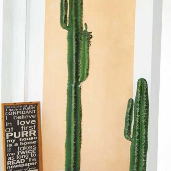 Cây Xương Rồng Giả Trụ 2 Tay – Trang Trí Cửa Hàng, Studio, Tiệm Quán, Văn Phòng, Nhà Cửa – Cao 1m8 – Mã: PN-CG091