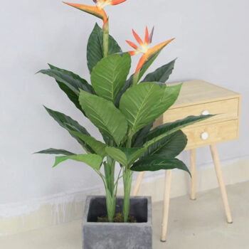 Cây Thiên Điểu Giả Trang Trí Cửa Hàng, Studio, Tiệm Quán, Văn Phòng, Nhà Cửa – Cao 1m – Mã: PN-CG007