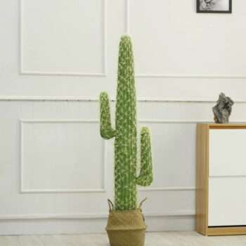 Cây Xương Rồng Giả Trang Trí Cửa Hàng, Studio, Tiệm Quán, Văn Phòng, Nhà Cửa – Cao 1m45 – Mã: PN-CG011