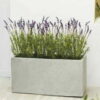 Bồn Hoa Lavender Giả Cao 75cm (1)