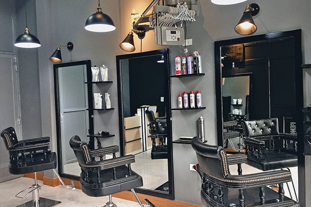 Thiết kế tiệm tóc nam nhỏ