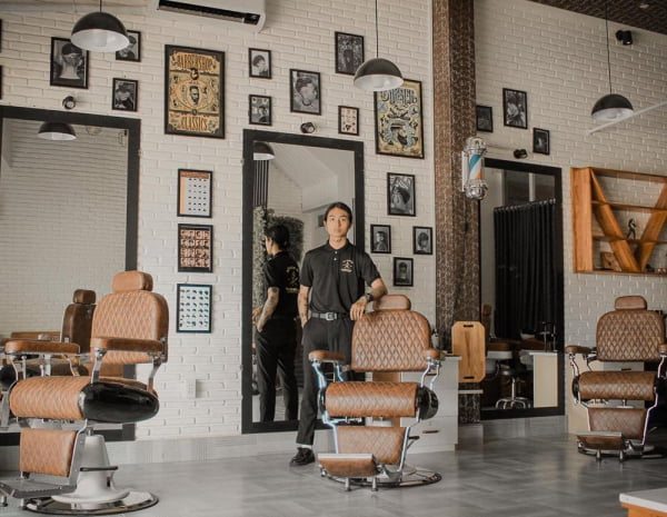 Giá thiết kế tiệm tóc bình dân,thiết kế thi công salon tóc TPHCM
