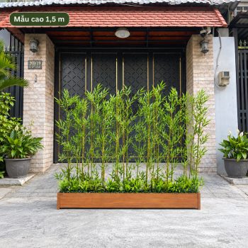 Bồn Cây Trúc Quân Tử Giả Trang Trí Cửa Hàng, Studio, Tiệm Quán, Văn Phòng, Nhà Cửa – Cao 2m – Mã: PN-CG0183