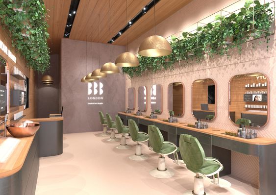 7 bước thiết kế trang trí tiệm tóc nữ nhỏ gọn gàng, ấn tượng