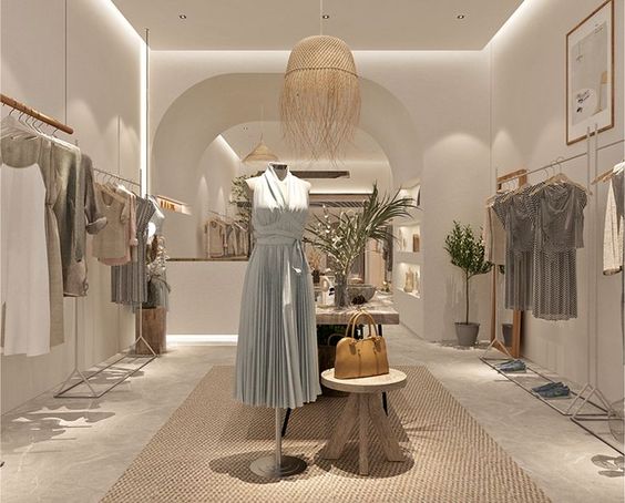 trang trí shop quần áo nữ nhỏ