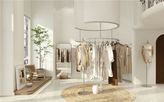 trang trí shop quần áo nữ nhỏ