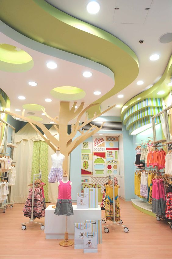 Tổng Hợp Ý Tưởng Trang Trí Shop Quần Áo Trẻ Em Dễ Thương, Ấn Tượng