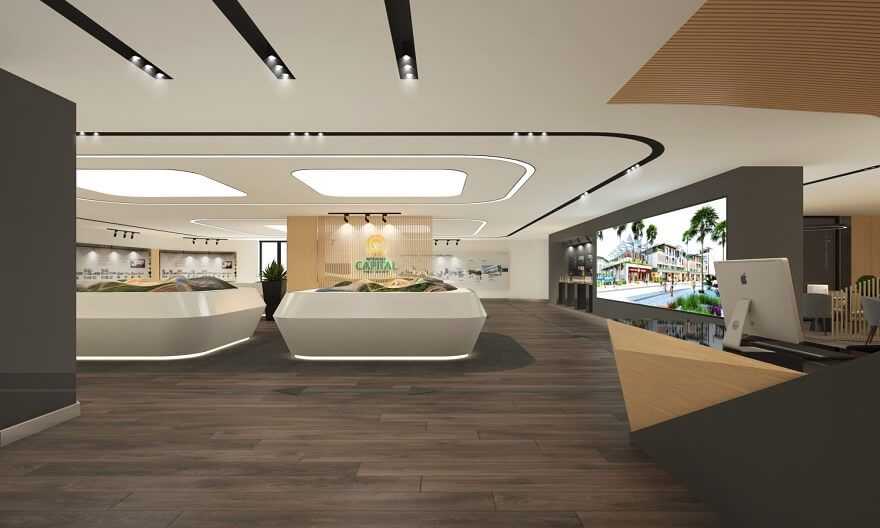 trang trí showroom