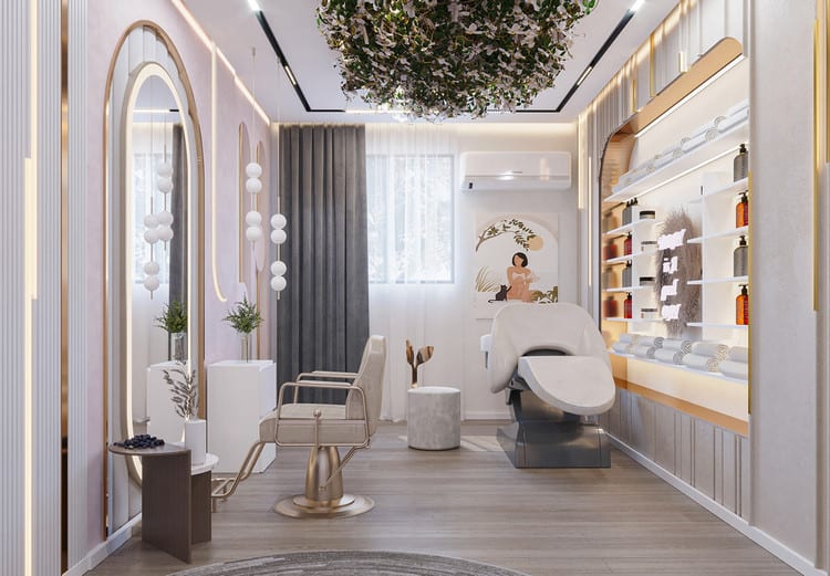 trang trí phòng phun xăm