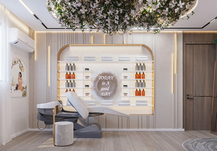 trang trí phòng phun xăm