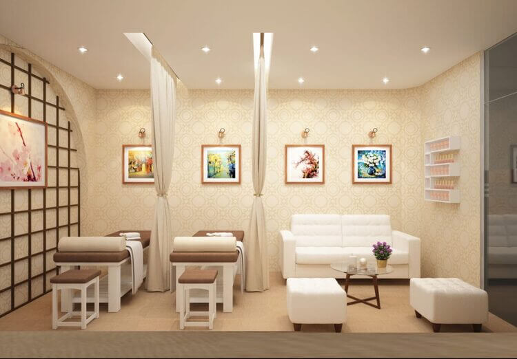 trang trí phòng phun xăm