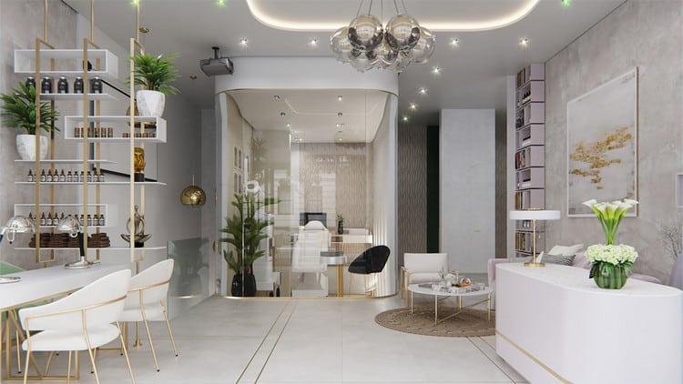 trang trí phòng phun xăm