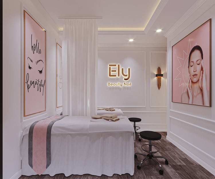 trang trí phòng phun xăm