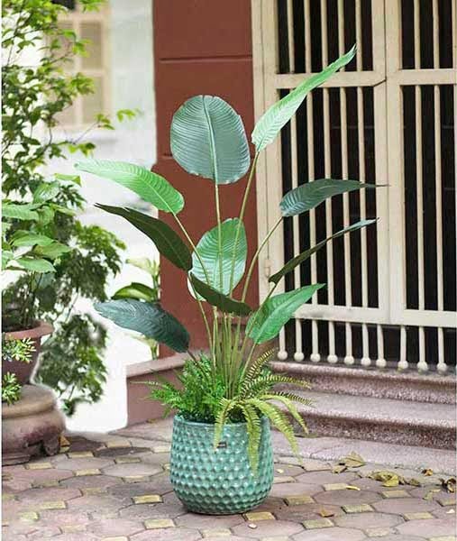 Cây giả trang trí phòng khách