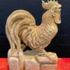 Tượng Gà Trống Bằng Gỗ Ngọc Am