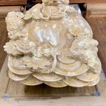 Tượng Gỗ Tam Cóc Chấn Bình Điêu Khắc Thủ Công Từ Gỗ Nu Ngọc Nghiến