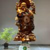 Tượng Gỗ Di Lặc Chúc Phúc Khắc Thủ Công Từ Gỗ Ngọc Am