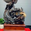 Tượng Gỗ Phượng Hoàng Hàng Kỹ Nét Siêu Đẹp Từ Gỗ Trắc Đỏ Đen