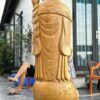 Tượng Phật Chúc Phúc Điêu Khắc Thủ Công Từ Gỗ Cẩm Vàng