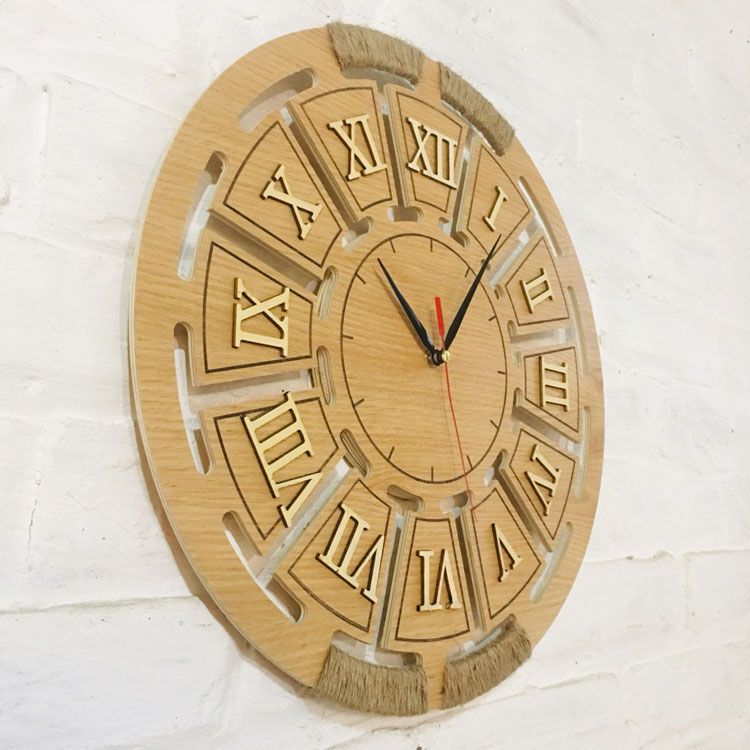 Đồng Hồ Gỗ Số La Mã Vintage – Mã: PNW 025