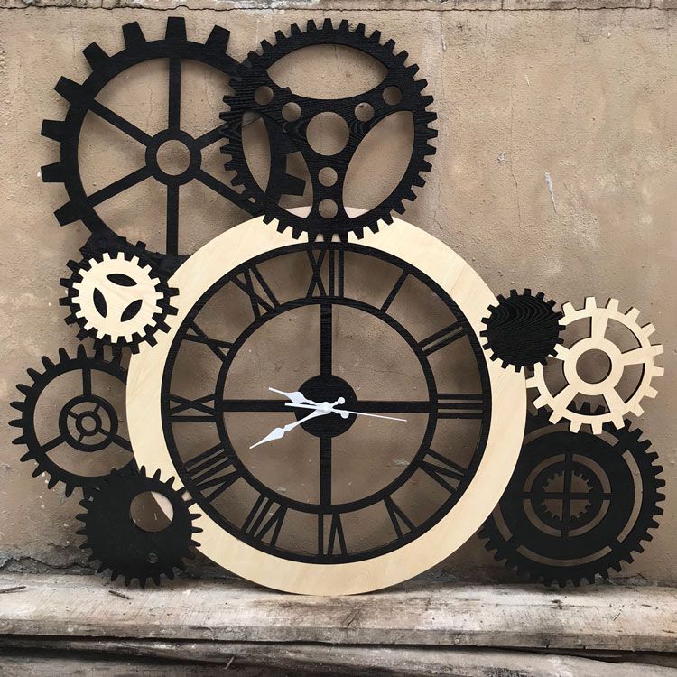Đồng Hồ Gỗ Treo Tường Độc Đáo và Ấn Tượng  – Mã: PNW 011