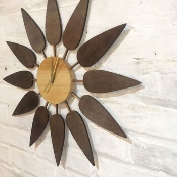 Đồng Hồ Treo Tường Bằng Gỗ Nghệ Thuật – Mã: PNW 021