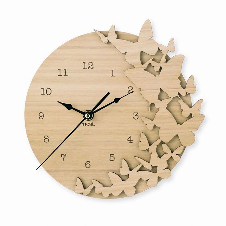 Đồng Hồ Gỗ Trang Trí Tinh Xảo – Mã: PNW 020