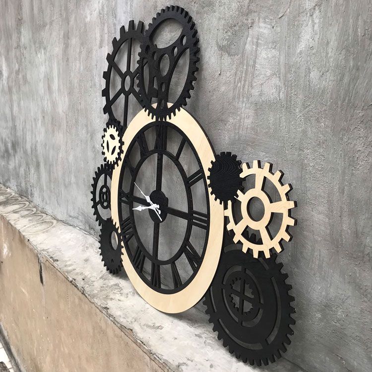 Đồng Hồ Gỗ Treo Tường Độc Đáo và Ấn Tượng  – Mã: PNW 011