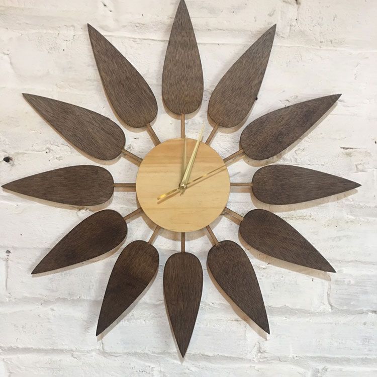 Đồng Hồ Treo Tường Bằng Gỗ Nghệ Thuật – Mã: PNW 021