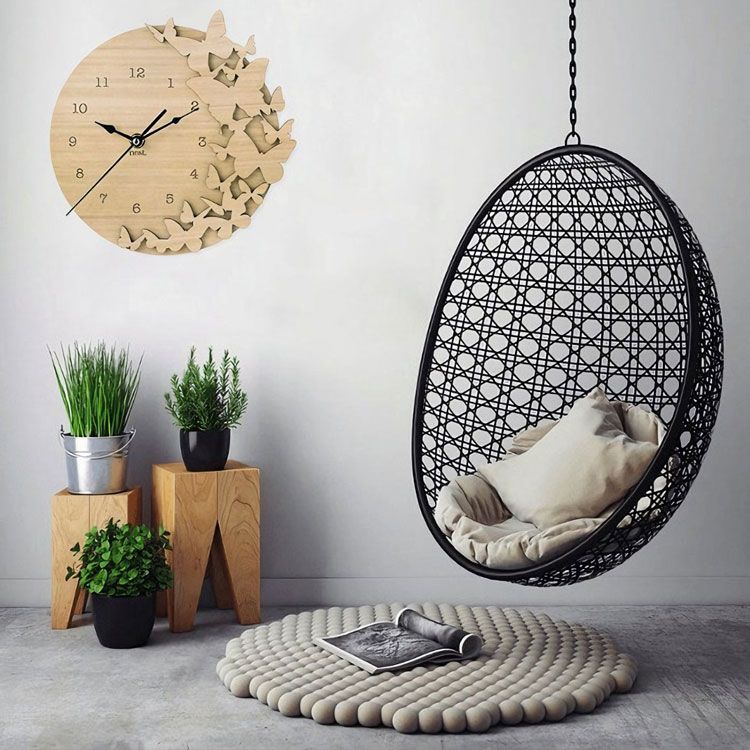 Đồng Hồ Gỗ Trang Trí Tinh Xảo – Mã: PNW 020