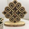Đồng Hồ Decor Để Bàn Bằng Gỗ Cao Cấp