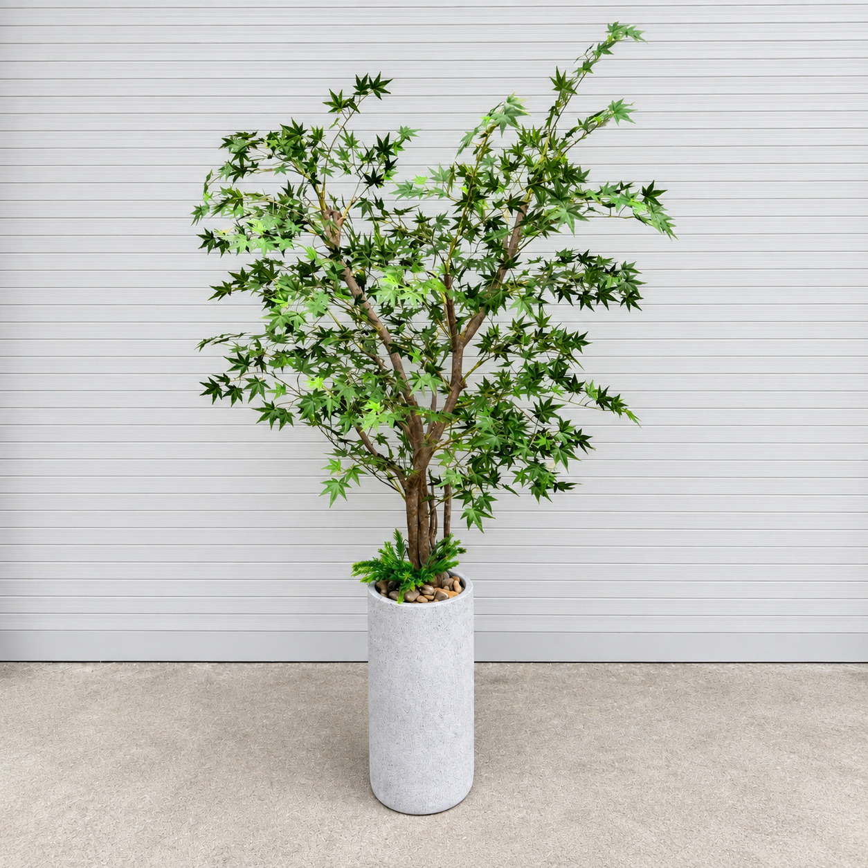 Cây Phong Lá Xanh Giả Trang Trí Nội & Ngoại Thất - Cao 2m5 - Mã: PN-CG001