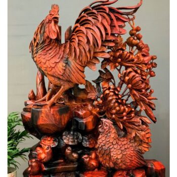 Gia đình gà gỗ trắc cao cấp – TPTG 10