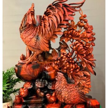 Gia đình gà gỗ trắc cao cấp – TPTG 10