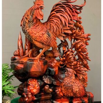 Gia đình gà gỗ trắc cao cấp – TPTG 10