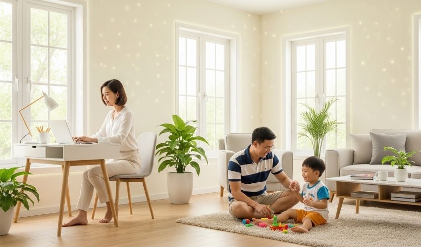 Lớp phủ quang xúc tác có độ bền lâu dài và không cần bảo trì thường xuyên