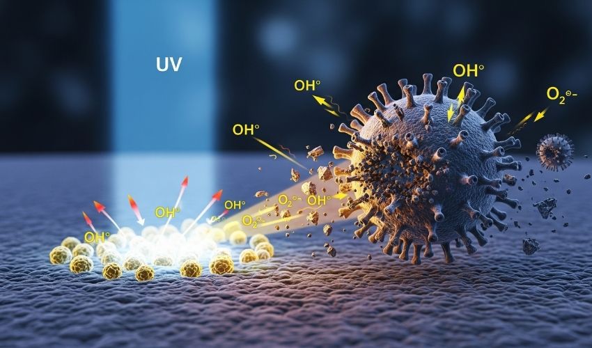 Quang xúc tác có thể chống lại các biến thể virus mới, bao gồm cả Coronavirus?